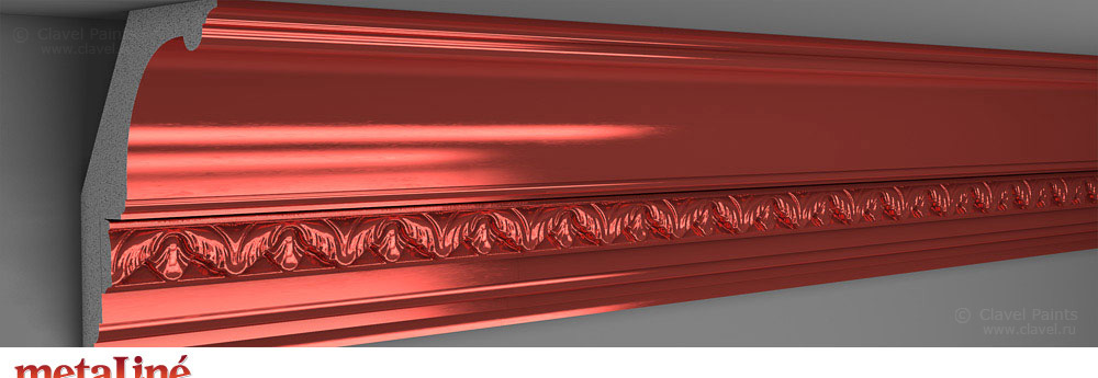 Metaline Cuprum - краска с эффектом металлик с медным блеском - Clavel Metaline Cuprum - краска с эффектом металлик с медным блеском - Clavel