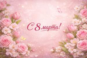 С 8 марта! 