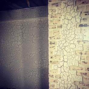 Cracelado Оформление стен в подвальном помещении в городе Иваново. Раб