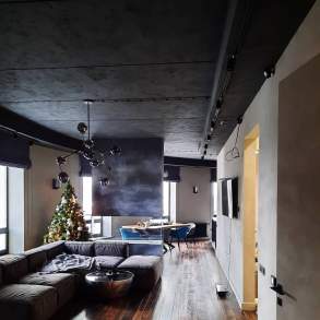 Loft Beton + Art Beton Оформление интерьера в стиле Loft в квартире в 