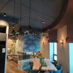Loft Beton + Art Beton Оформление интерьера в стиле Loft в квартире в 