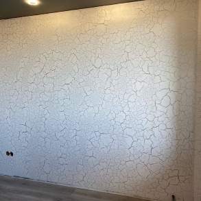 Metaline Silver Cracelado Оформление стен в квартирe Работа - @balabae