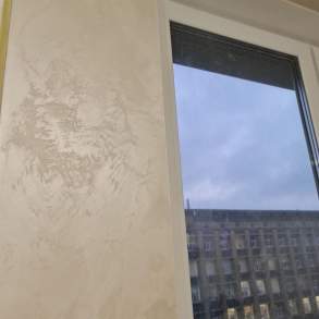 Sabbia Micro Pearl Оформление стен в квартире в городе Санкт-Петербург